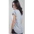 T-shirt Cucitura Verticale Posteriore Donna - Vesti